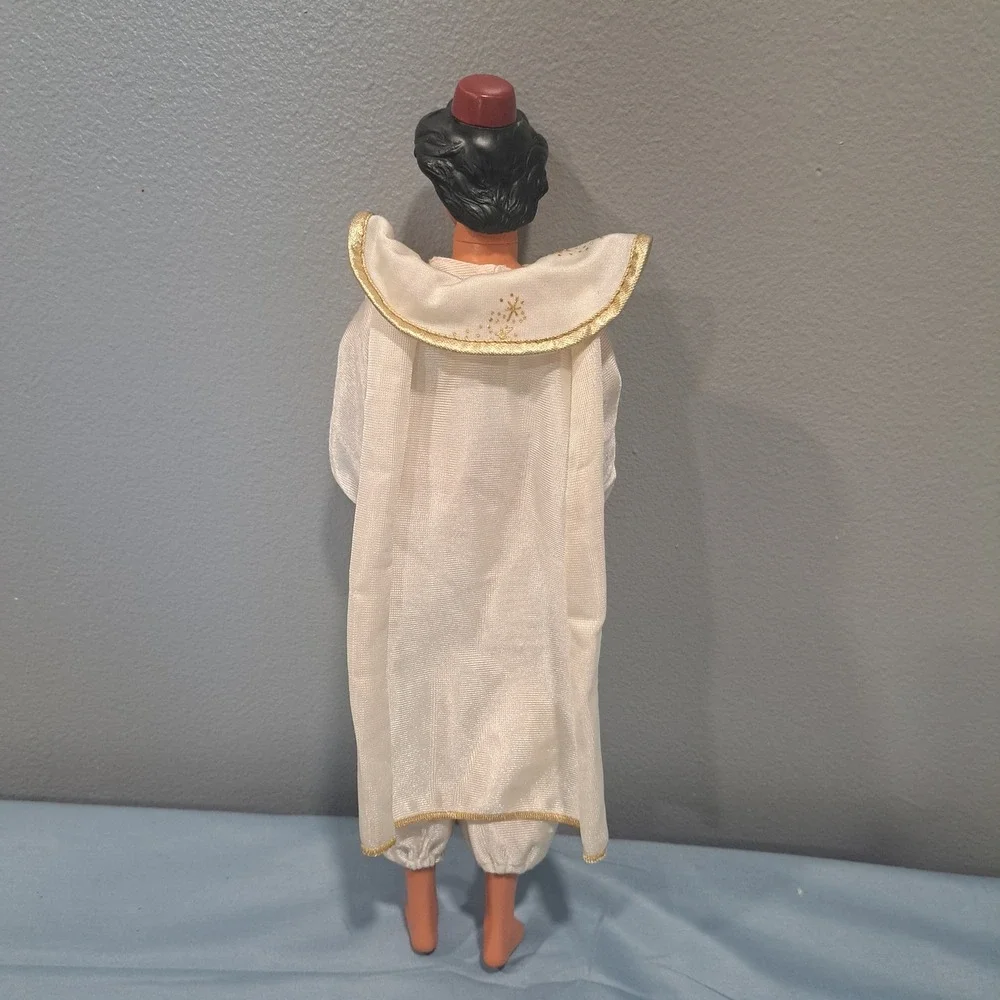 VTG Disney‎ Aladdin Prince Ali Doll Mattel Wedding White Gold Royal Outfit 1968
